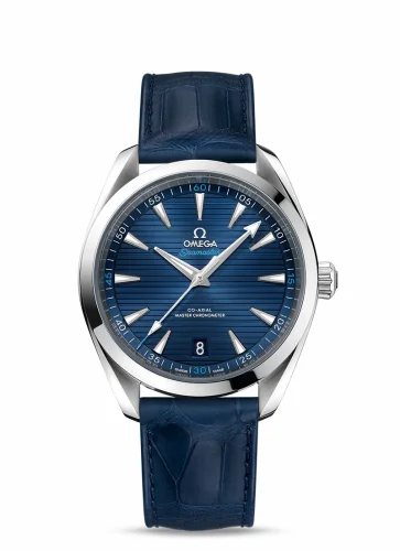 Omega Seamaster Aqua Terra 150M Master Chronometer 41 Stainless Steel / Blue / Alligator 220.13.41.21.03.001 (22013412103001)